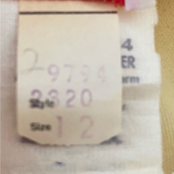 Vintage Women’s Butter Yellow Button-Up Dress 60s Union Tag Made in the USA 12 - Picture 4 of 7